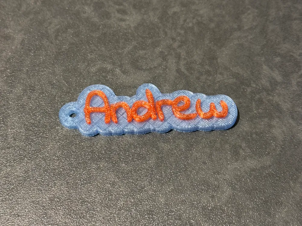 Andrew Keychain - Andrew Keychain - Free 3D Print Model - MakerWorld