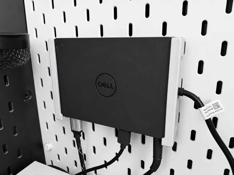 Dell docking station Skadis holder. 155x110x23mm