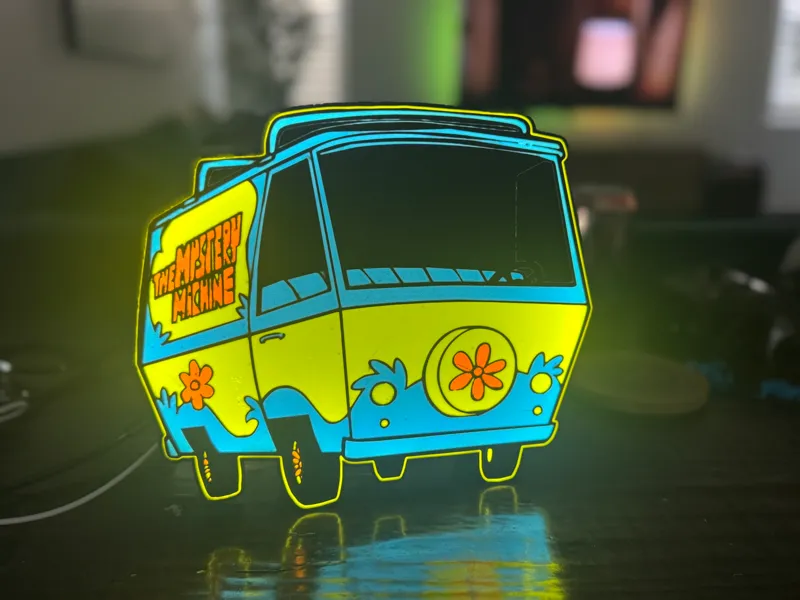 Mystery Machine Lightbox