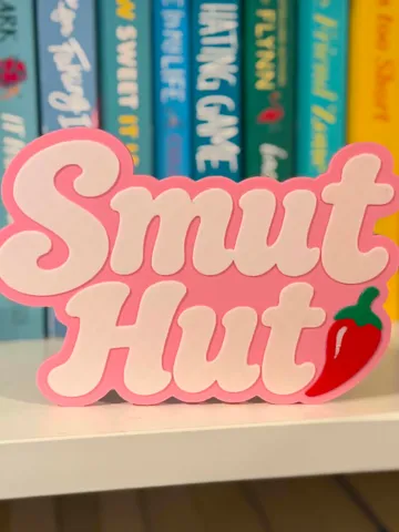 Estante o repisa: Smut Hut – Bookish Shelf Sign — vista de referencia 2