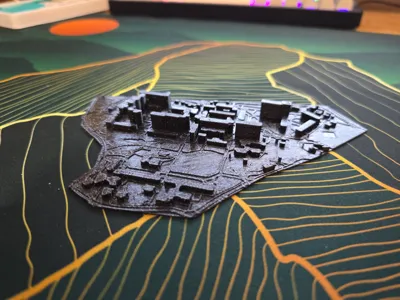 Mertojak 3d map