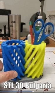 Drehbarer Spiral-Stiftehalter