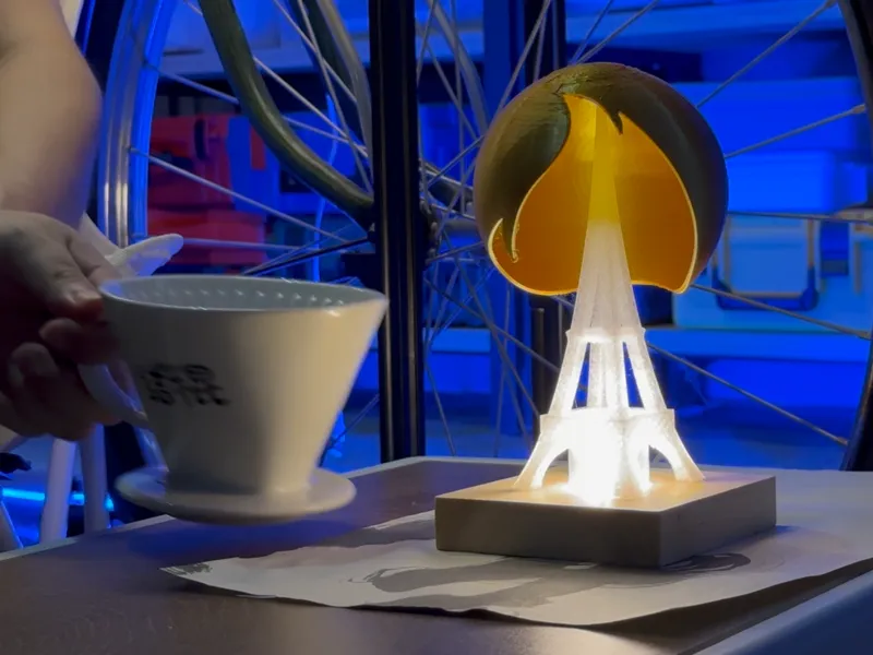 Paris 2024 Olympic Logo Desk Lamp