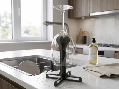 Wine glass dryer/stand