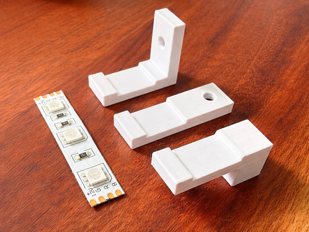 LED Streifen Halter – Gerade & 90° Montage