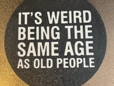 Funny age coaster