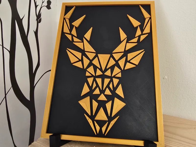 Stag Deer Head Geometric