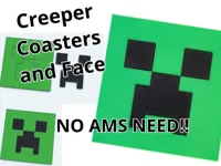 Set de dessous de verre Creeper Minecraft — photo 1