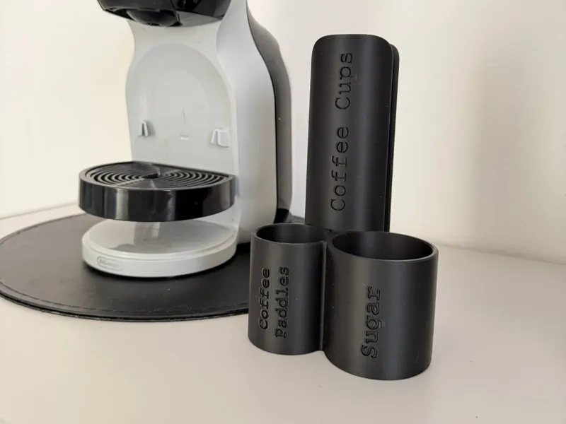 Dispenser for Coffee Cup - Sugar - Coffee Paddles