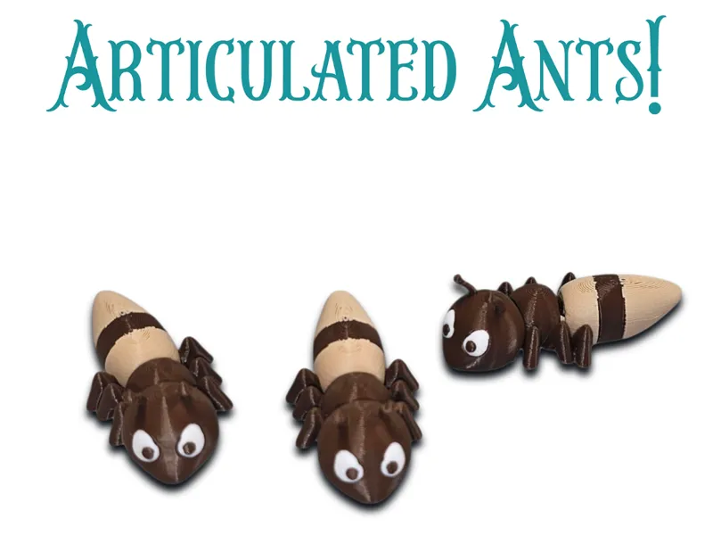 Adorable Articulated Ants