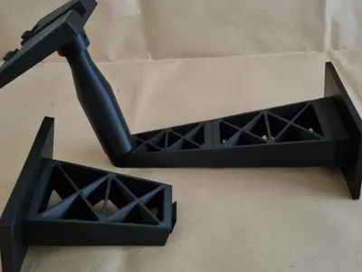 Shedmount, pole for Starlink Fence Timwhitfield