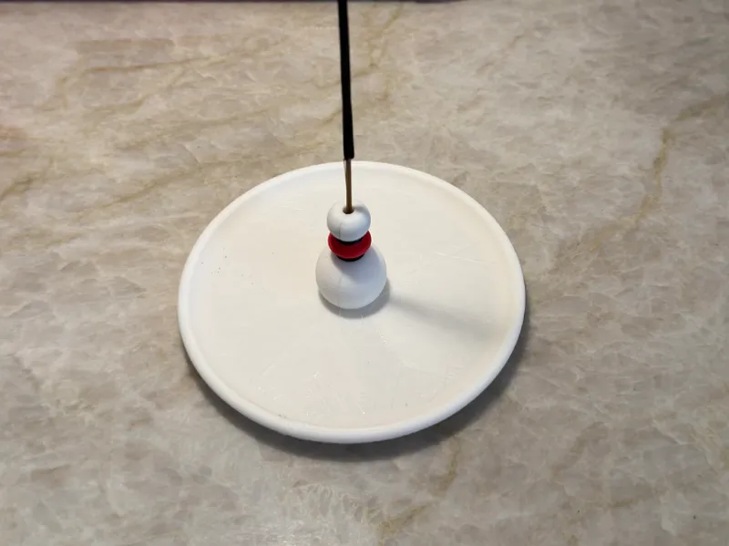 Zenny Incense Holder with Built-in Ash Tray
