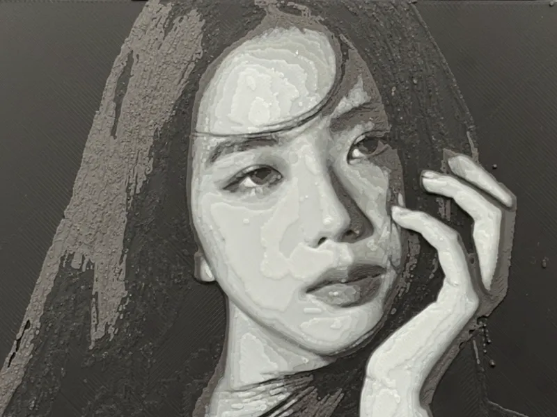 Jisoo of Blackpink ver.2 HueForge