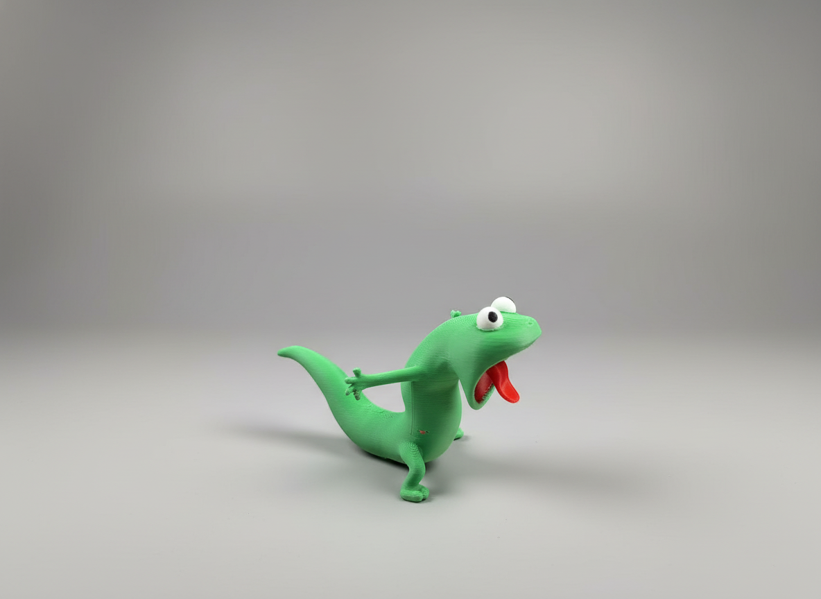 Miniatura 2 do modelo 3D 汤姆蜥蜴 Tom Lizard