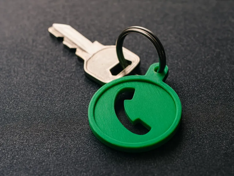 Telefon Keychain – Classic Call Symbol