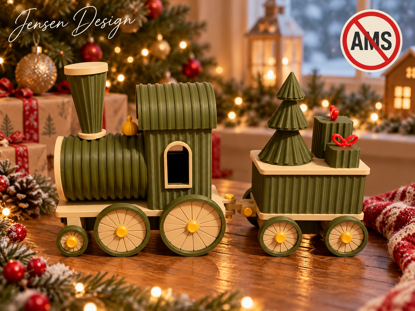 Cozy Weihnachtszug im Japandi Stil / ohne AMS - 1