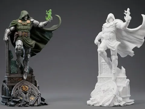 Figura decorativa: Dr. Doom - Dottor Doom - Marvel Figure finestra — referencia de MakerWorld