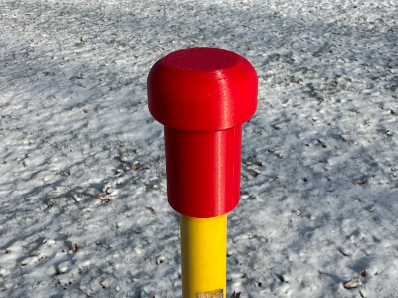 Bouchon marqueur poteau hiver