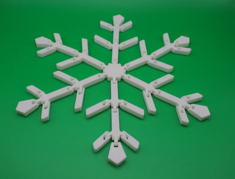 Flexible Fidget Snowflake