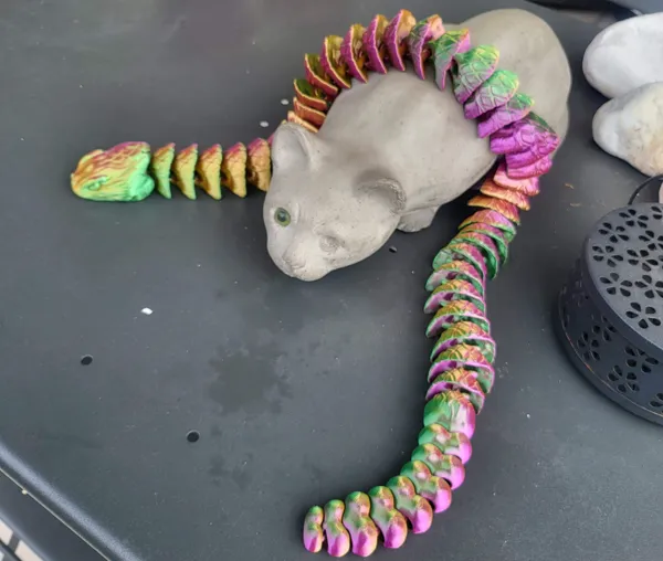 Serpent à sonnette articulé