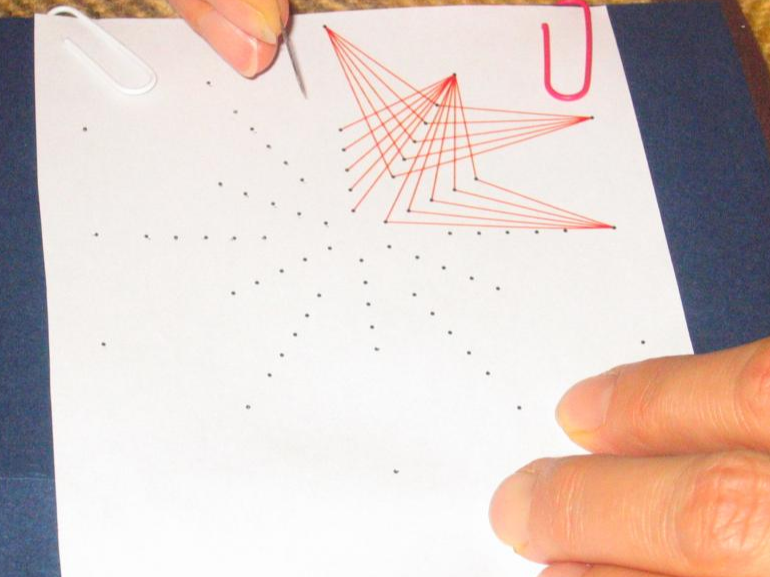 Stitching Card Stencil - Star Iteration 2