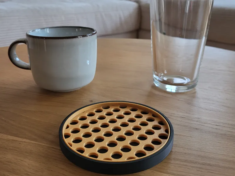 Circular Drainage Cup Coaster – Stylish (circular)