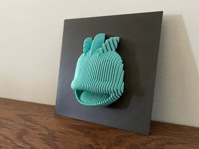 Machop Pokemon Layered Sculpture - 12 x 12 cm 