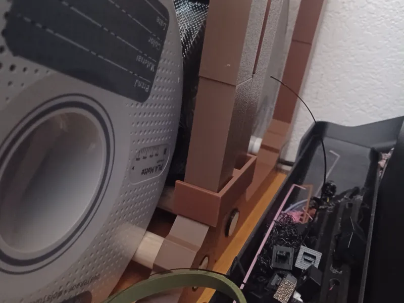 Filament rack clip