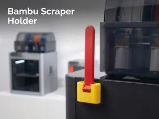 Scraper Holder Remix - Magnet and Logo relocated