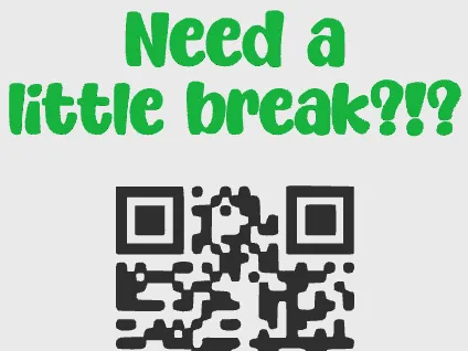 Need a little break sign-QR to SuperSonic(Youtube)