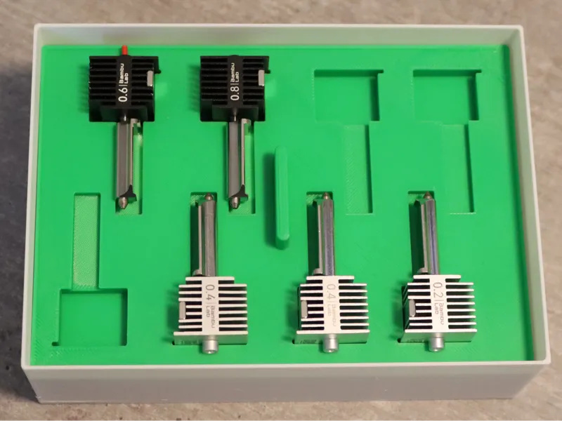 Box für Zubehör und Nozzle A1
