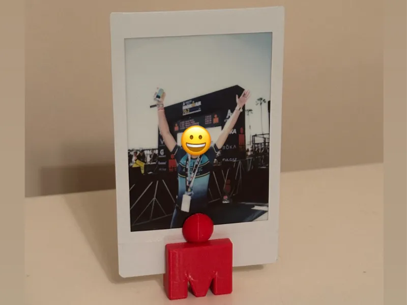 Ironman Triathlon Instax Photo Stand