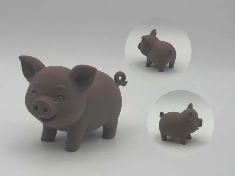 Cute Piggy – chubby happy pig