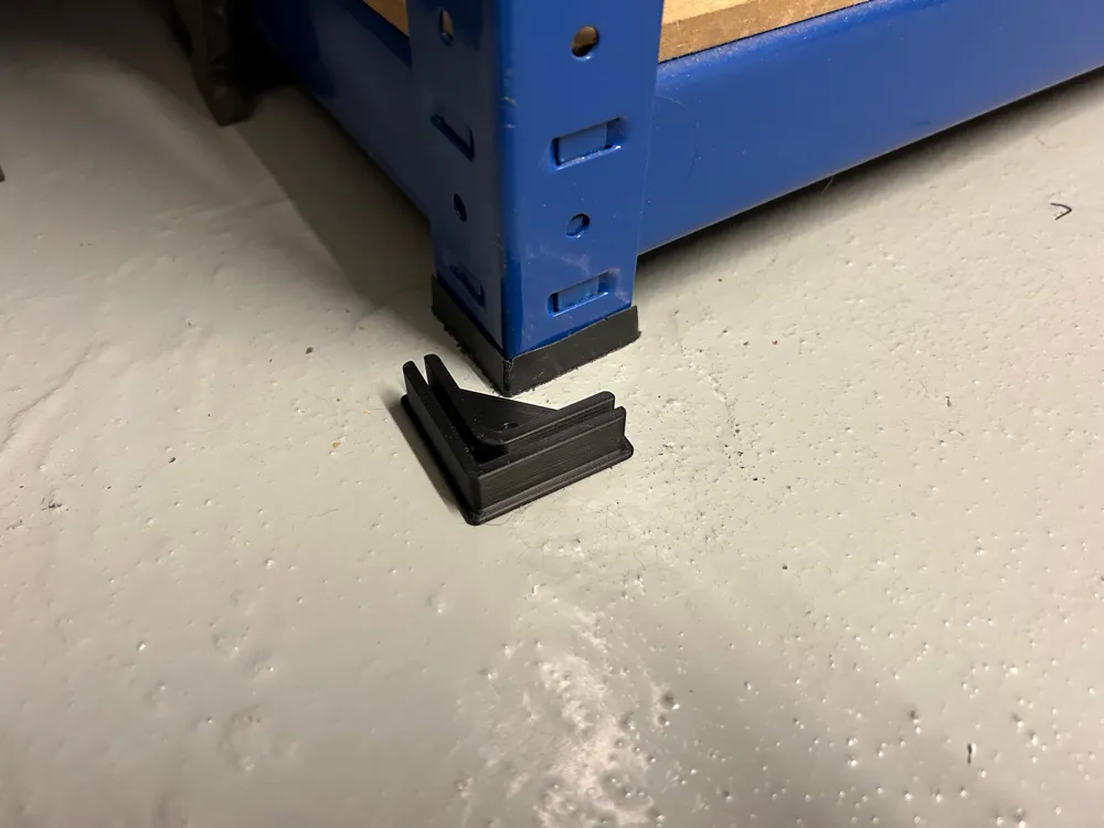 GARAGE RACKING SHELF FOOT - Free 3D Print Model - MakerWorld