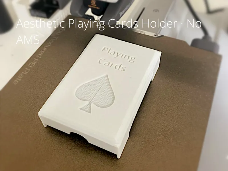 Aesthetic Playing Cards Holder / No AMS