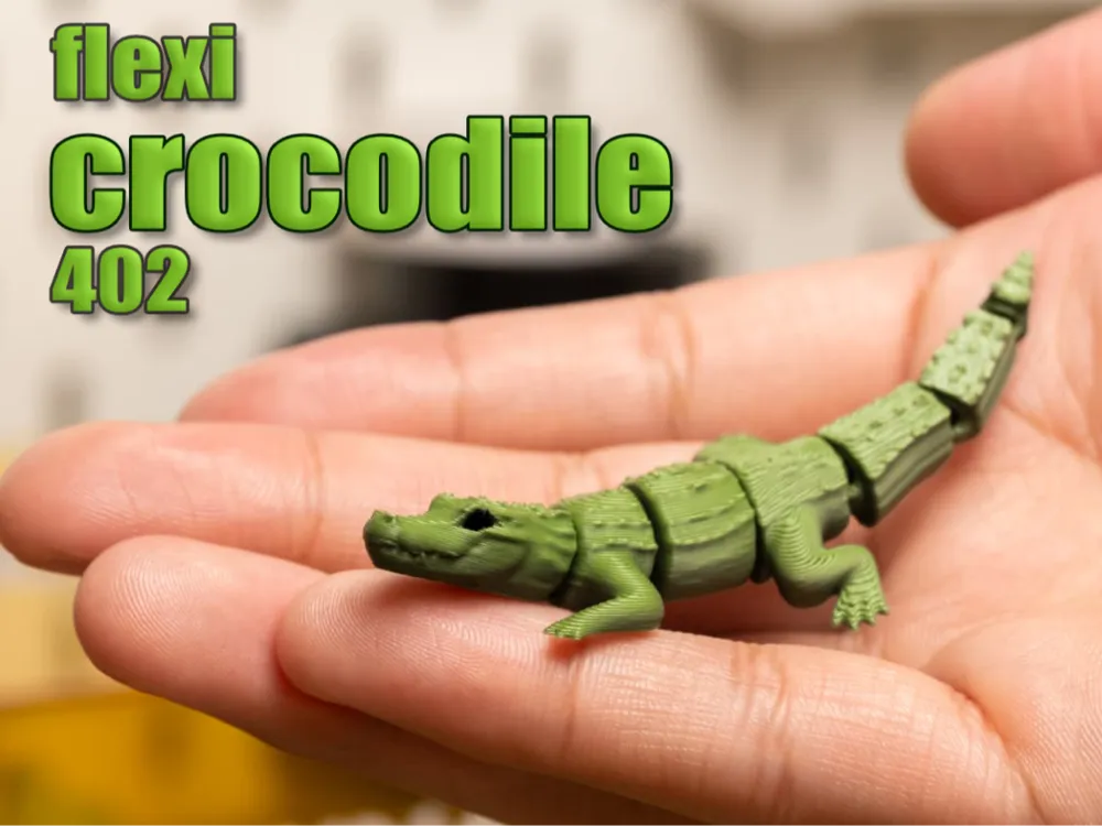 Soporte: Crocodile 402 | Flexi (no supports). Referencia del modelo original.