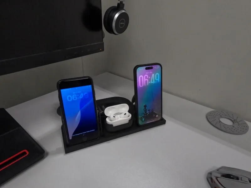 Handyhalter für 2 + AirPods Pro und Schale