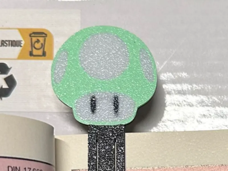 Mario Mushroom Bookmarks