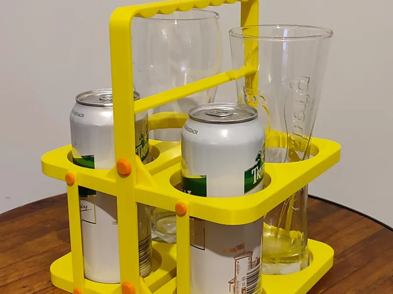 Organizer/carrier for drinks and glasses