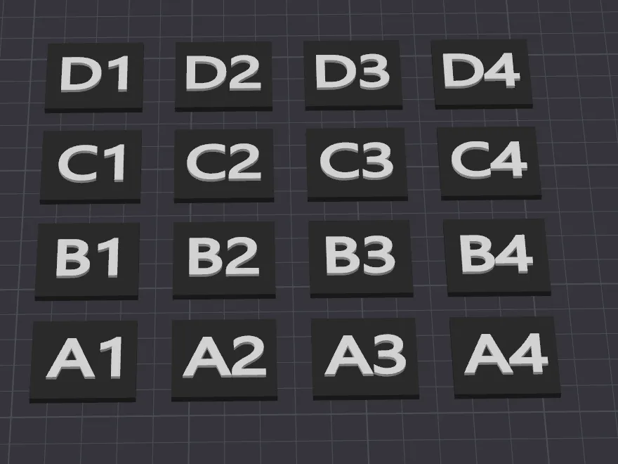 AMS Labels - Free 3D Print Model - MakerWorld