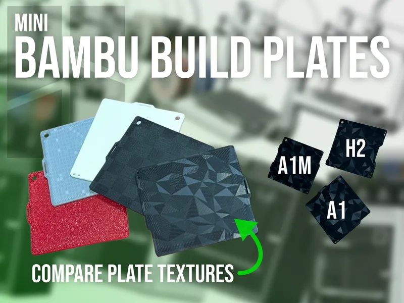 Mini Bambu Build Plates Samples