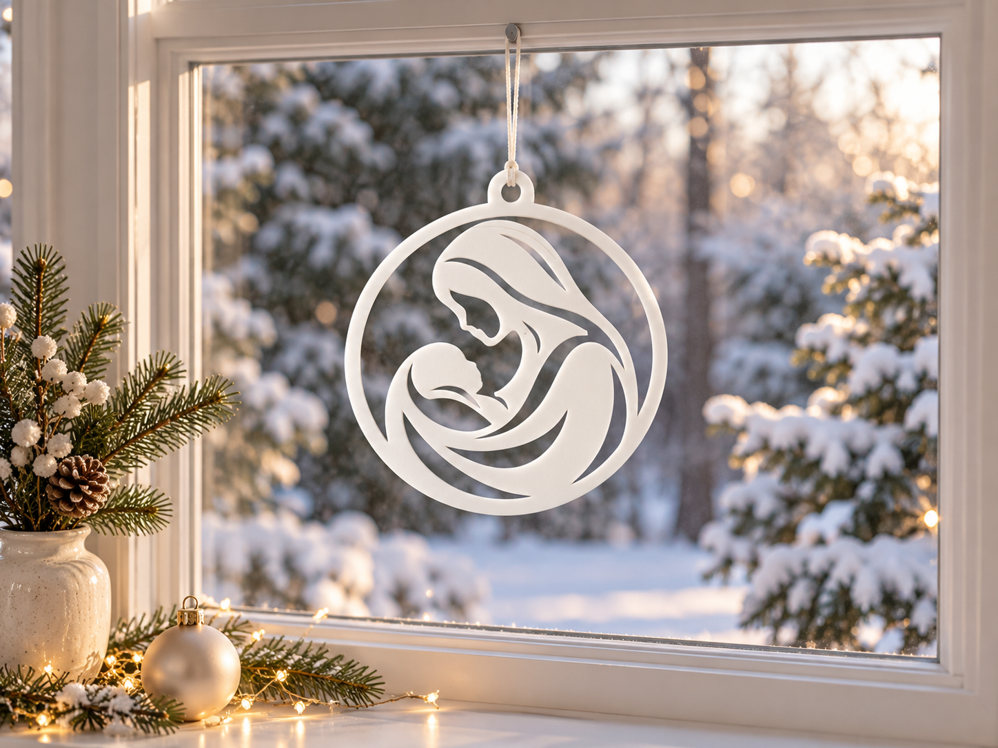 Mother & Child – Christmas & Hanging Decor 3D model