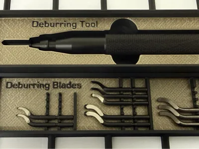 Makers Supply Deburring Tool Kit Gridfinity