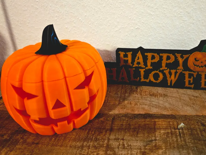 Halloween Pumpkin with Lid