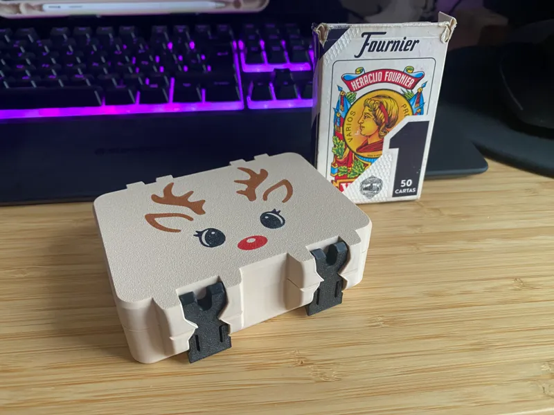Caja Snaplock para baraja española de cartas