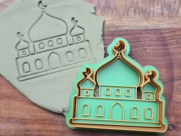 Emporte-pièce à motif de prière arabe pour le Ramadan et l'Aïd