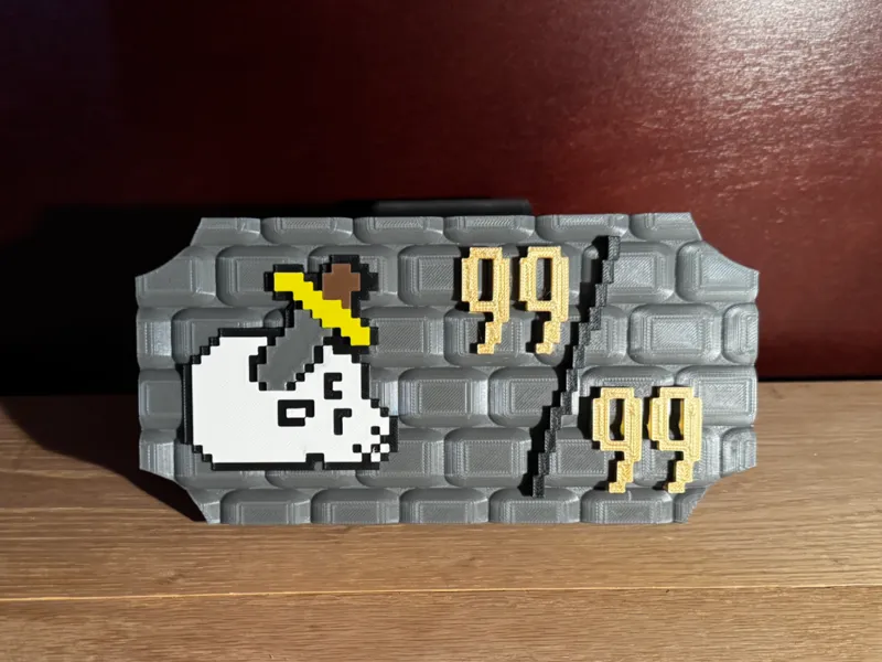 OldSchool RuneScape 99 Slayer Plaque V3