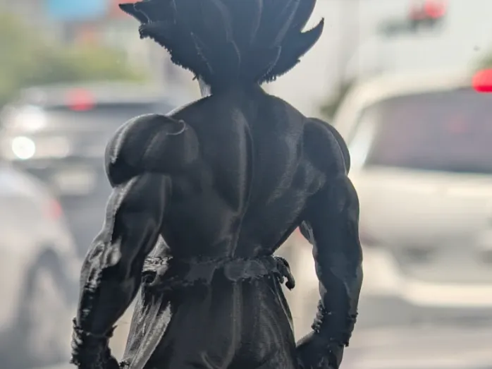Son Goku Ultra Instinct Painted and Not Painted