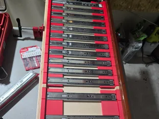 Drawer Slide Mounting Jig for Harbor Freight Boxes