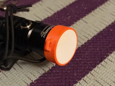 Light diffuser for OrcaTorch710